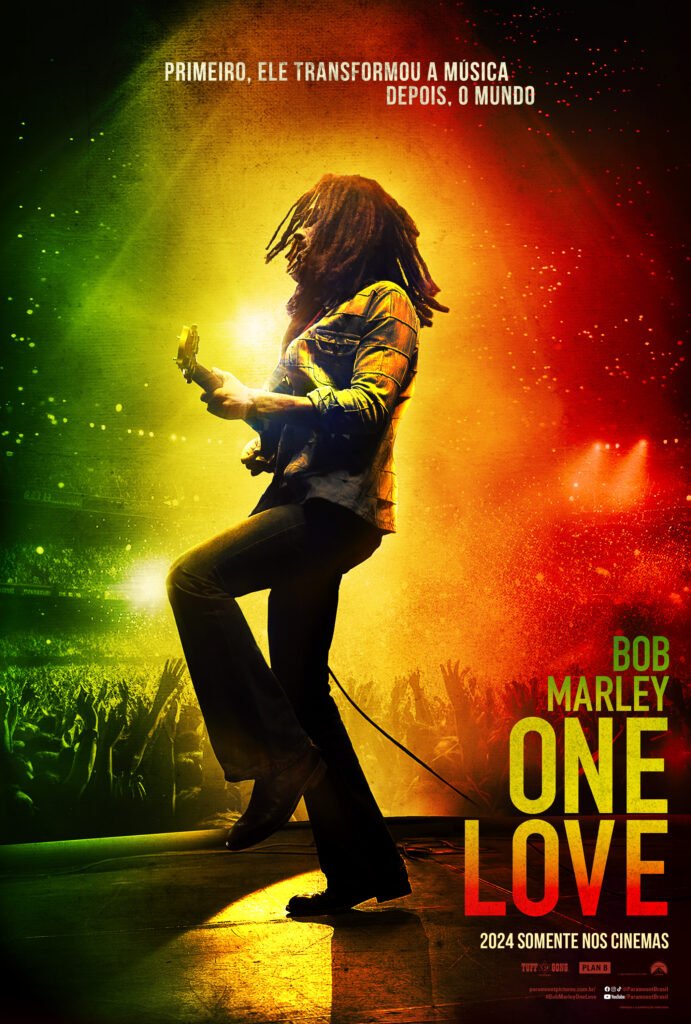 Trailer inédito de ‘Bob Marley: One Love’ traz sucessos do artista e cenas emblemáticas de sua história