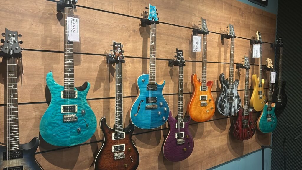 Hard Rock Cafe Curitiba e Pride Music Shop realizam exposição gratuita de instrumentos musicais